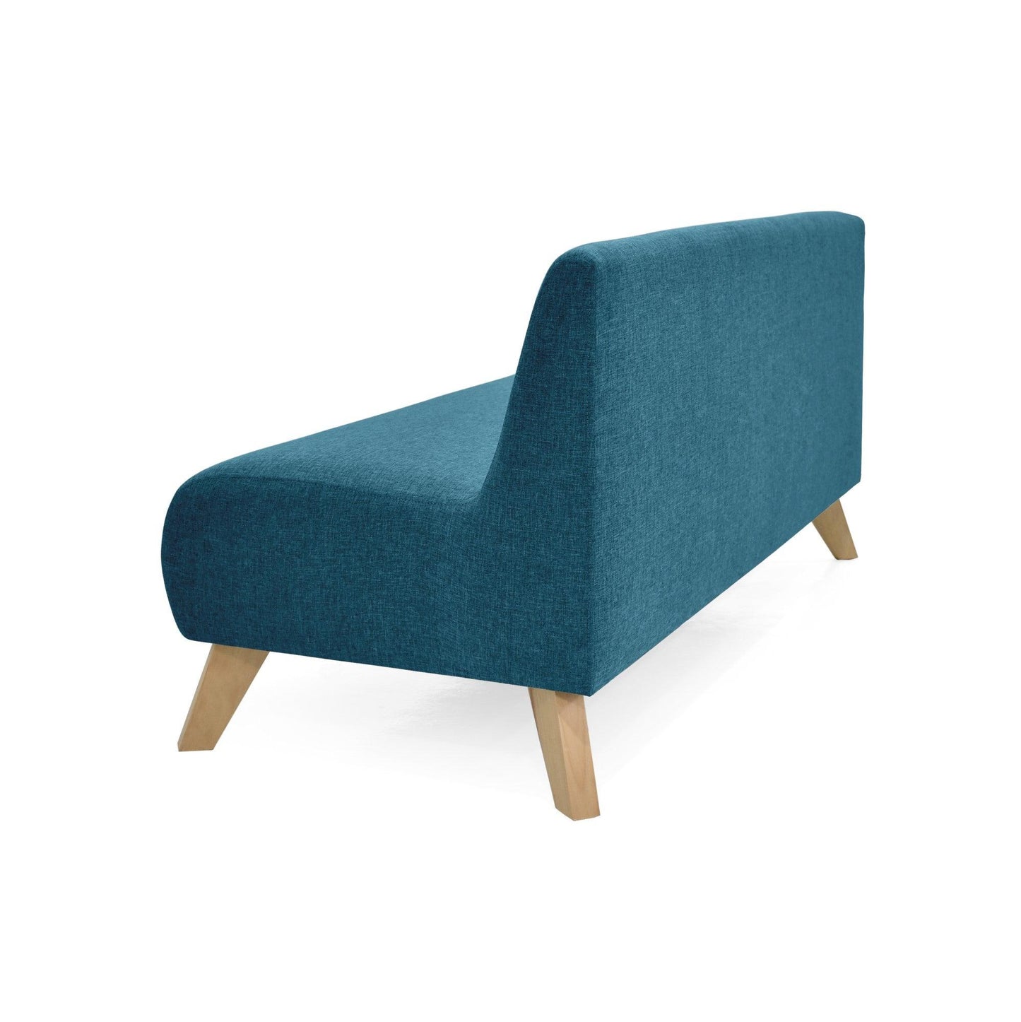 Sofa Oslo 3 Puestos Tela Poliester Azul - VIRTUAL MUEBLES