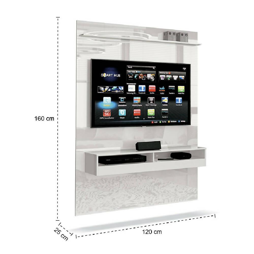 Panel TV Torino 1.6 Blanco - VIRTUAL MUEBLES
