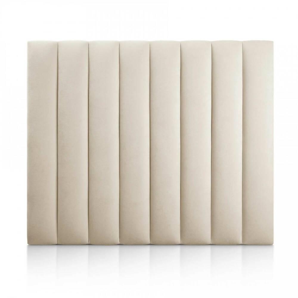 Cabecero Paneles Cama Queen Marfil - VIRTUAL MUEBLES