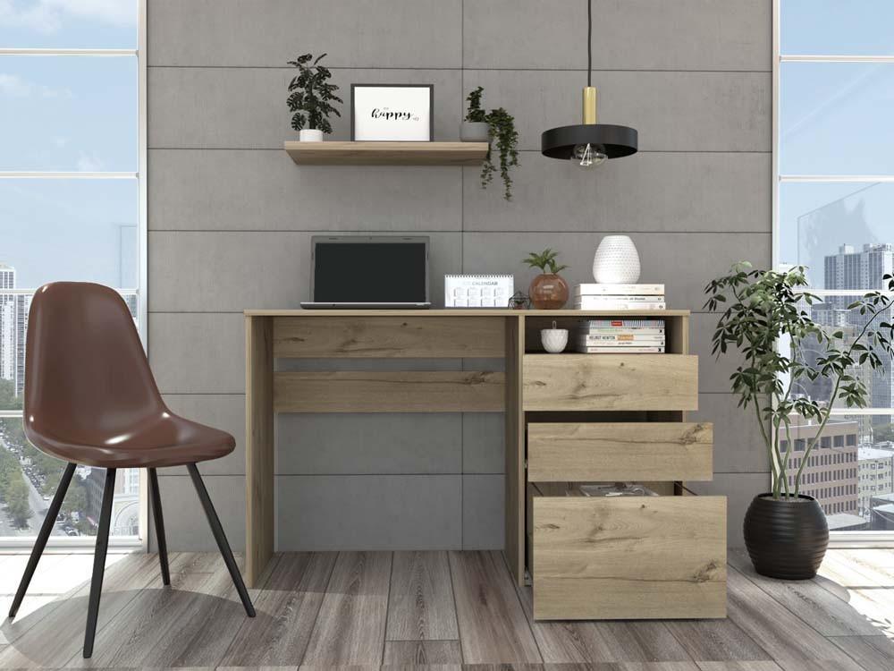 Escritorio Venus color Café claro para Oficina.