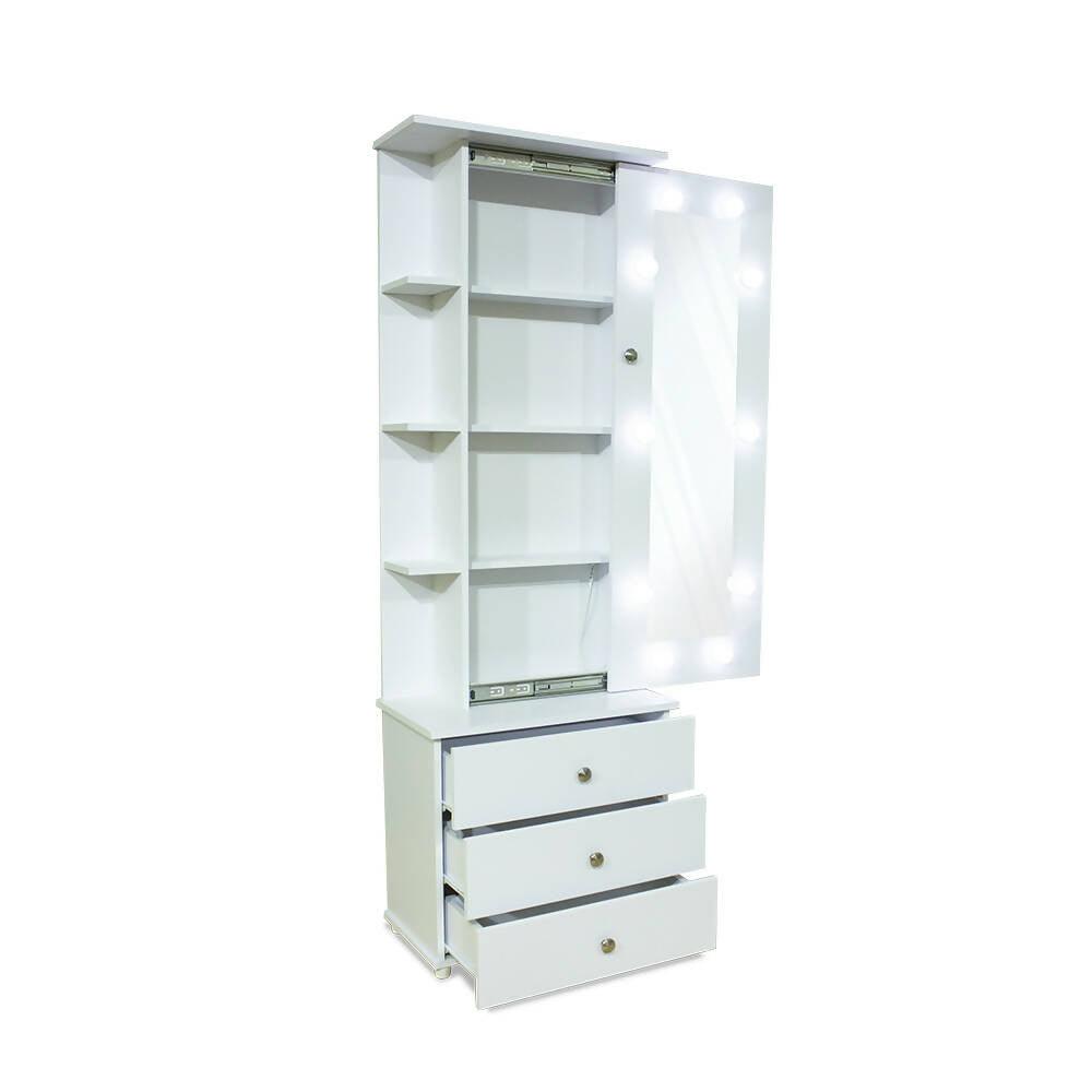 Tocador Amatista Con luces Blanco - VIRTUAL MUEBLES