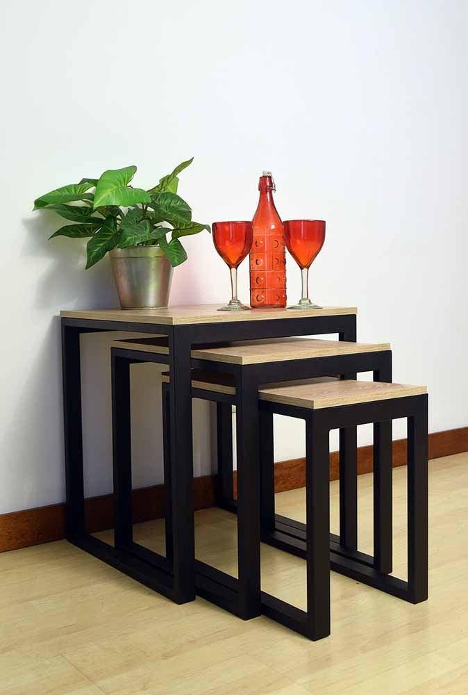 Mesa Auxiliar Kenia Clara - VIRTUAL MUEBLES