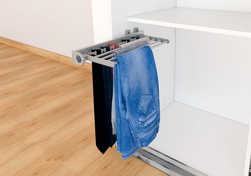 Pantalonero con riel extensible - VIRTUAL MUEBLES