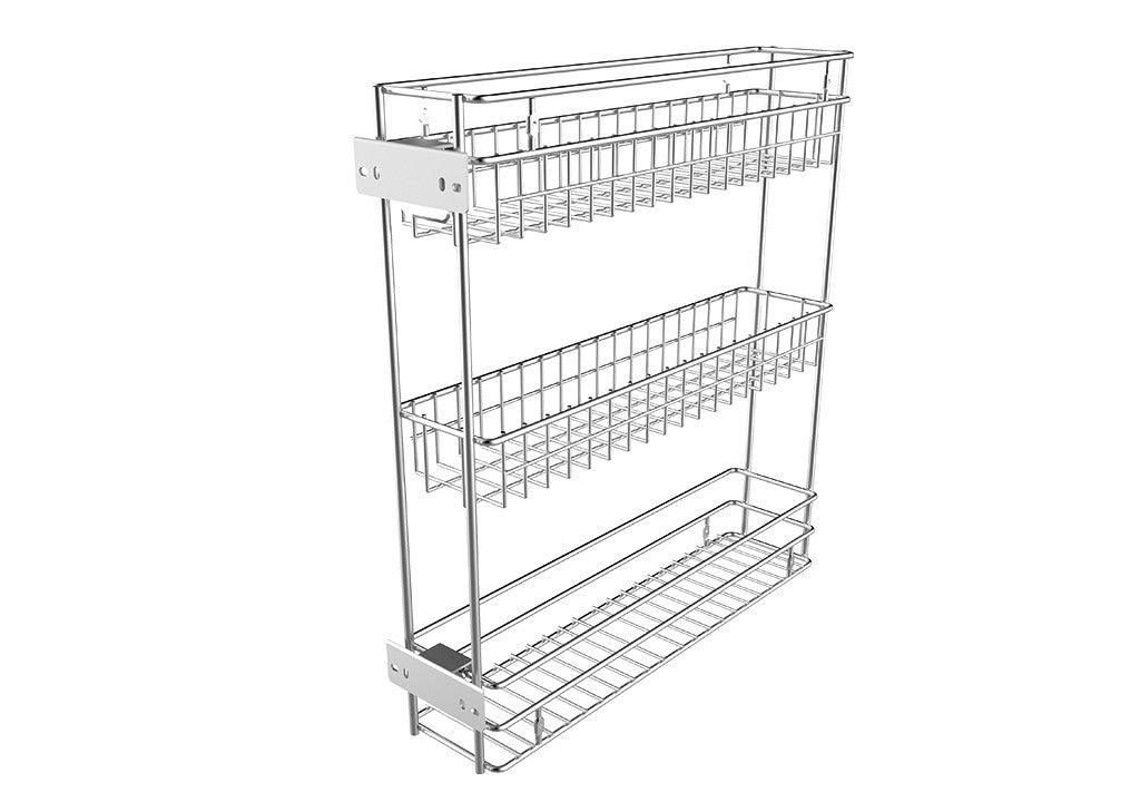 Canasta condimentero 3 niveles Módulo 150 mm - VIRTUAL MUEBLES