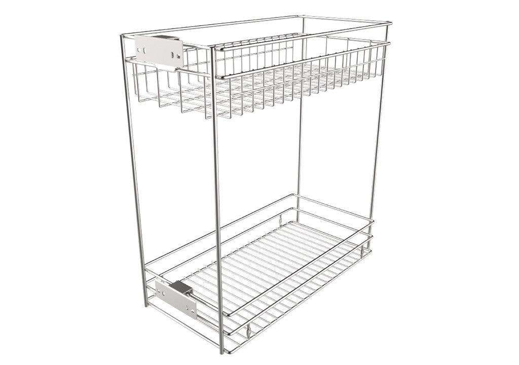 Canasta multiusos 2 niveles módulo 300 mm - VIRTUAL MUEBLES