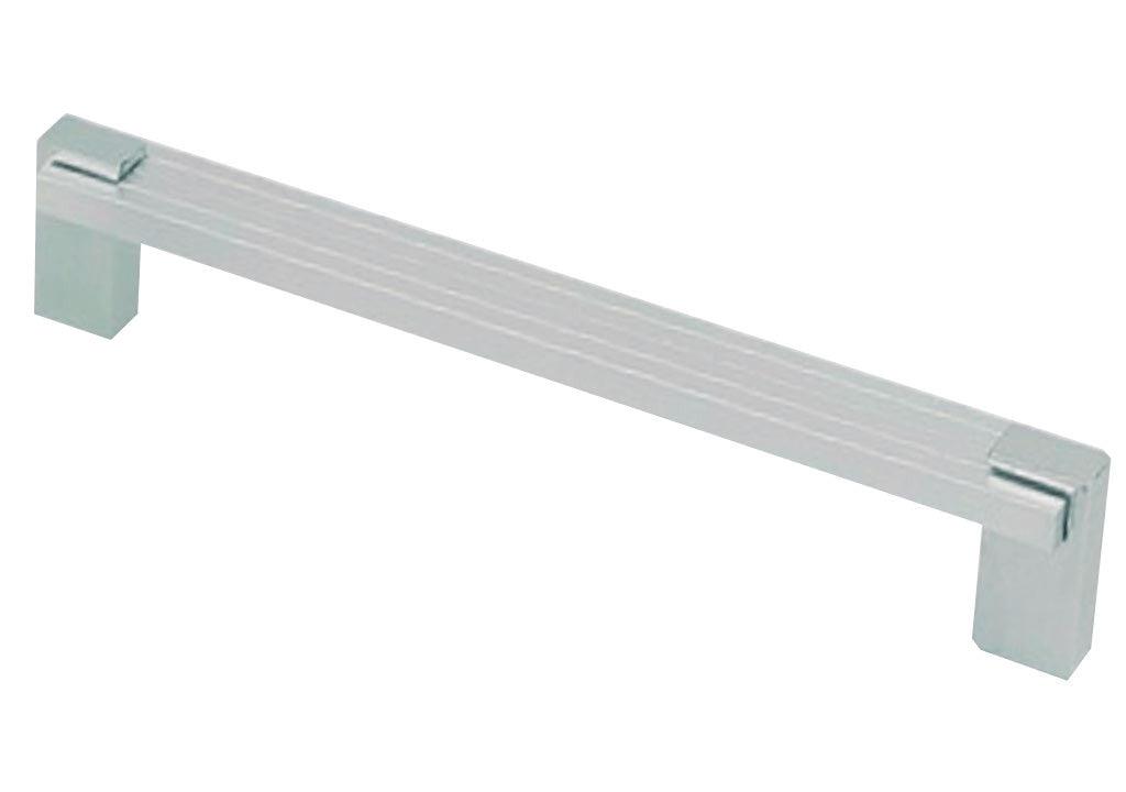 Manija aluminio rectangular cc 224mm - VIRTUAL MUEBLES