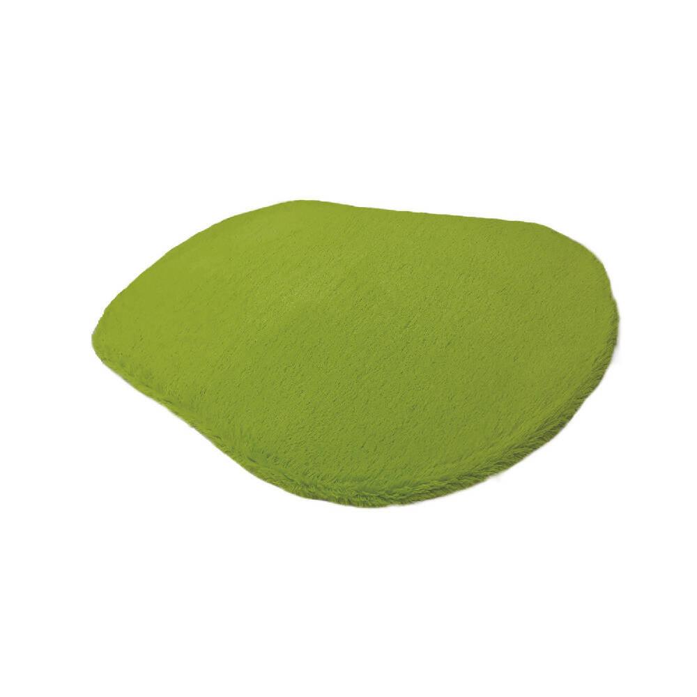 Tapete Pie de Cama Ovalado - Verde Pistacho - VIRTUAL MUEBLES