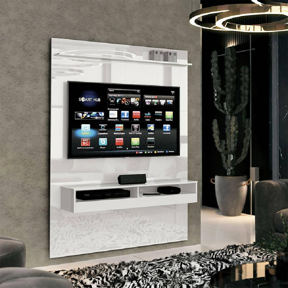 Panel TV Torino 1.6 Blanco - VIRTUAL MUEBLES