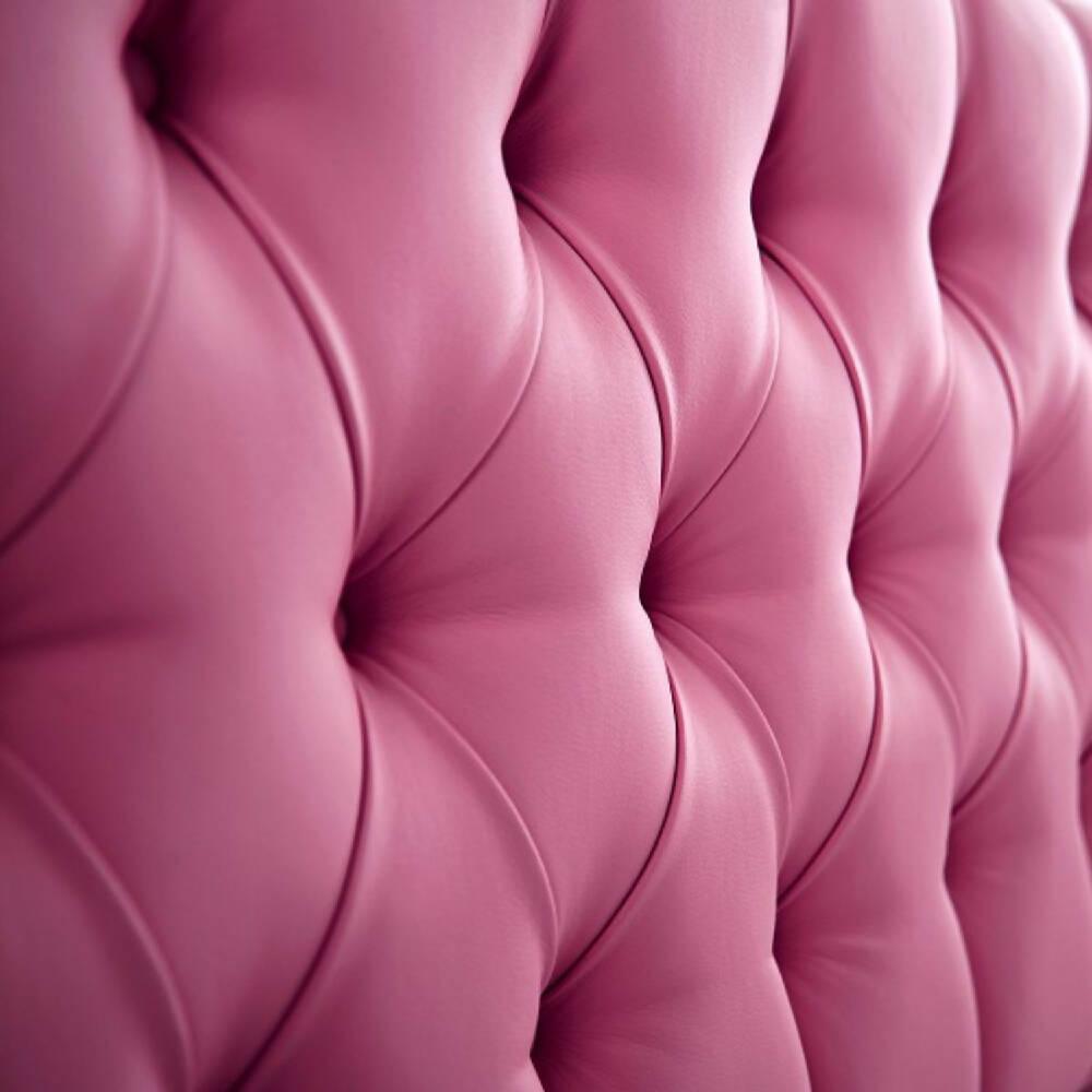 Cabecero Base Cama Sencilla Rombos Fucsia - VIRTUAL MUEBLES