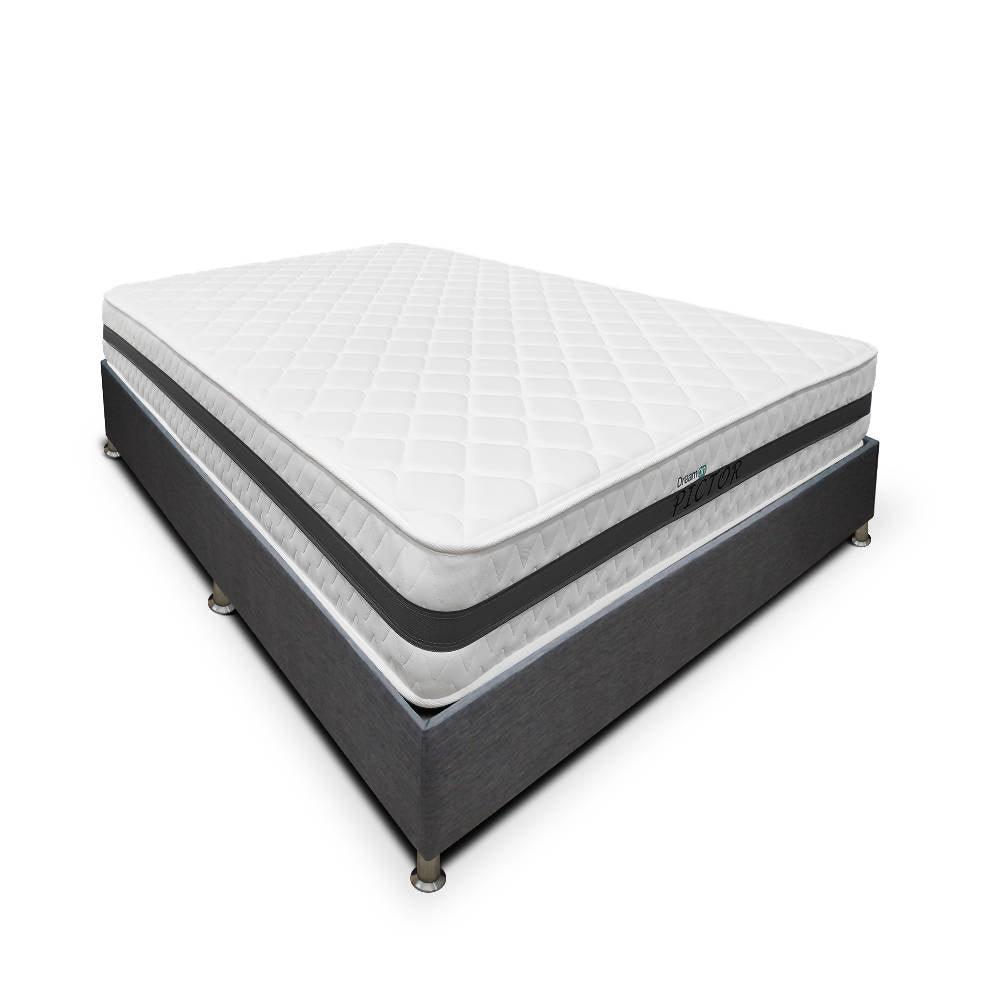 Colchón Con Base Dreamon Pictor Sencillo Firme - VIRTUAL MUEBLES