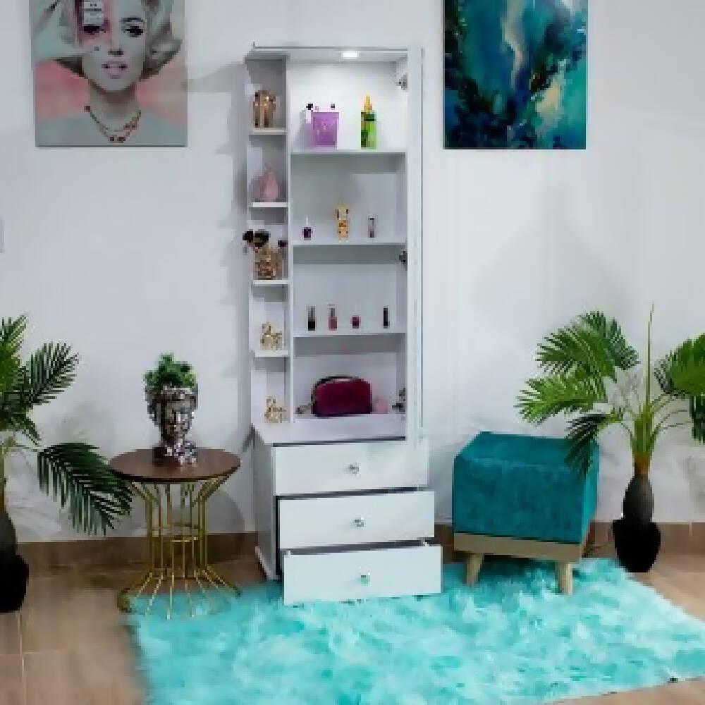 Tocador Luces Led Blanco - VIRTUAL MUEBLES