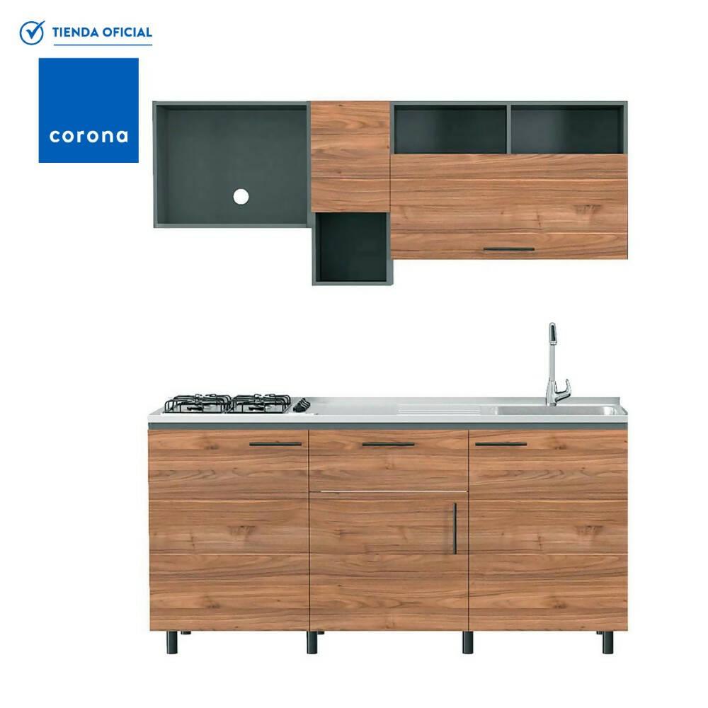 Cocina Corona Praga 1.80 Derecha - VIRTUAL MUEBLES