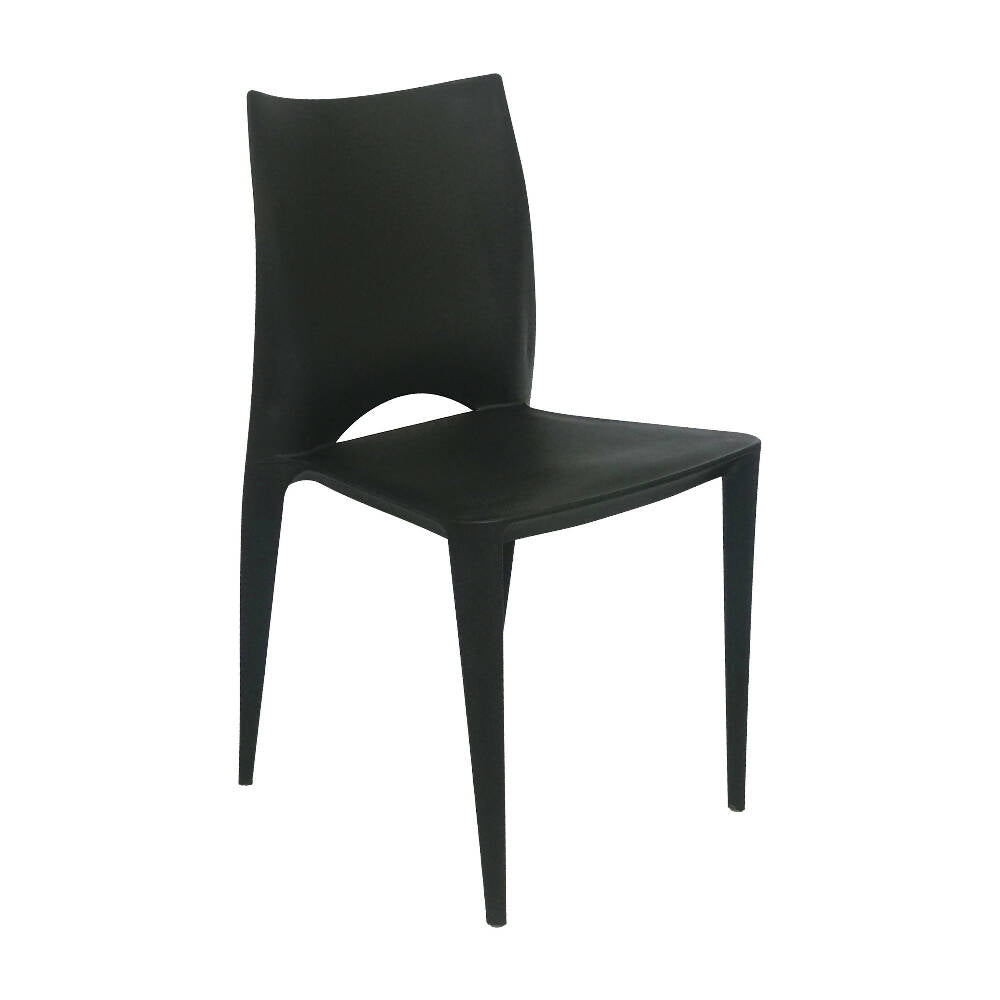 Kit por 4 Silla Zoé Para Sala, Comedor, Jardin -Negro