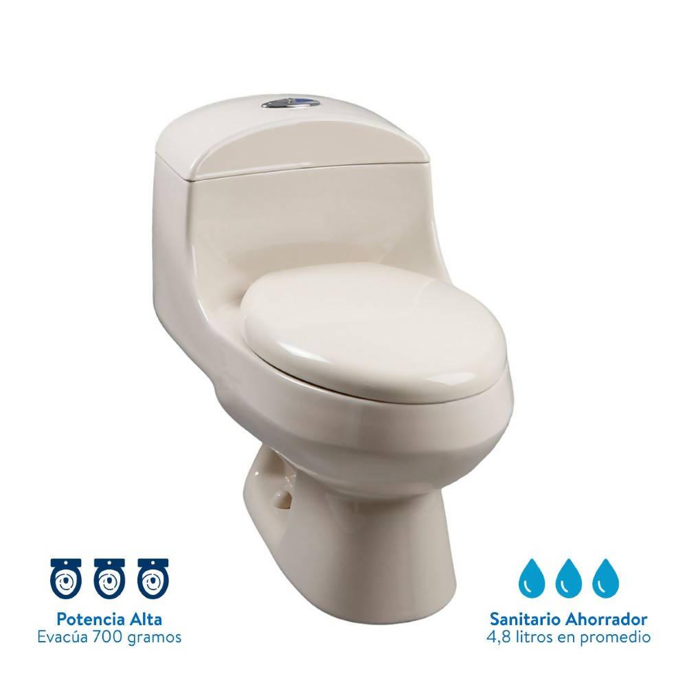 Sanitario Corona Montecarlo Redondo Beige - VIRTUAL MUEBLES