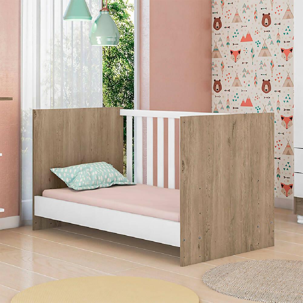 Cuna Natal Blanco/Miel - VIRTUAL MUEBLES
