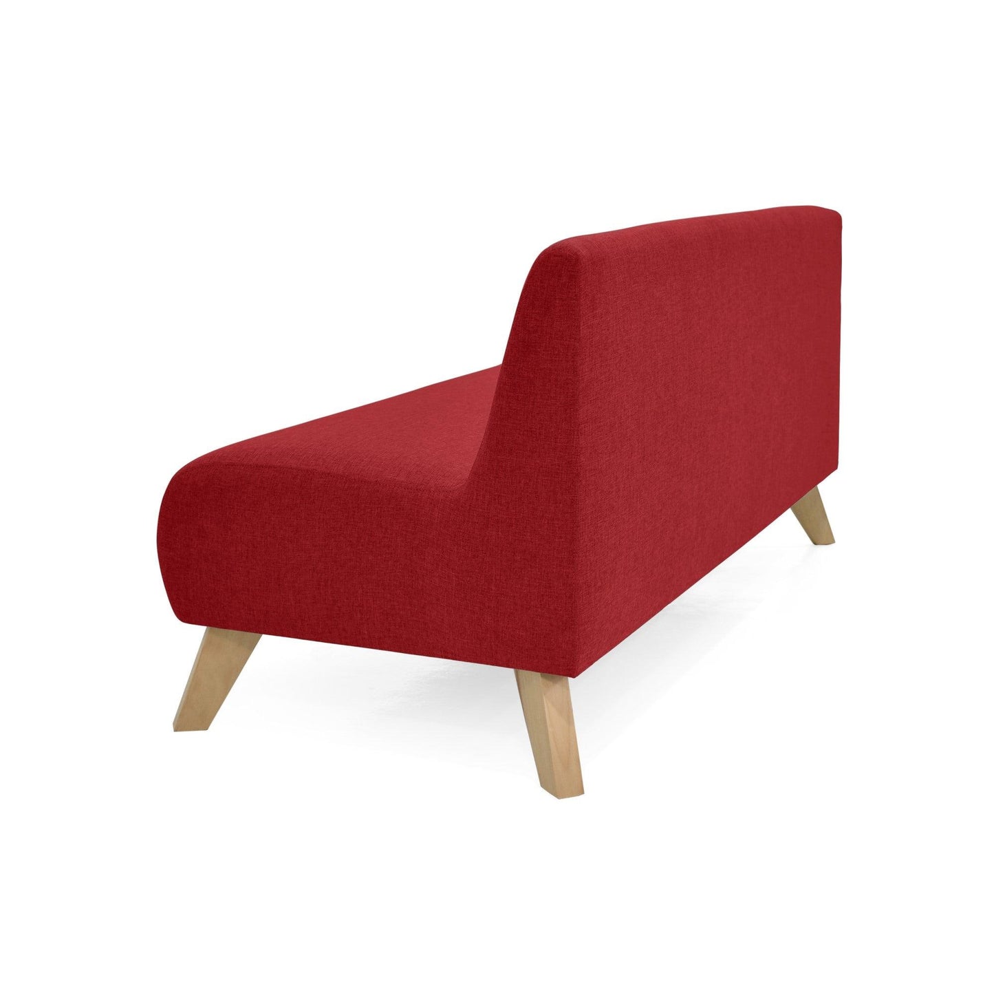 Sofa 3 Puestos Oslo Tela Rojo - VIRTUAL MUEBLES