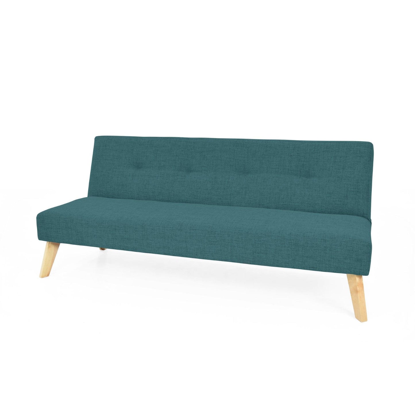 Futon London 3 Posiciones Tela Petroleo - VIRTUAL MUEBLES