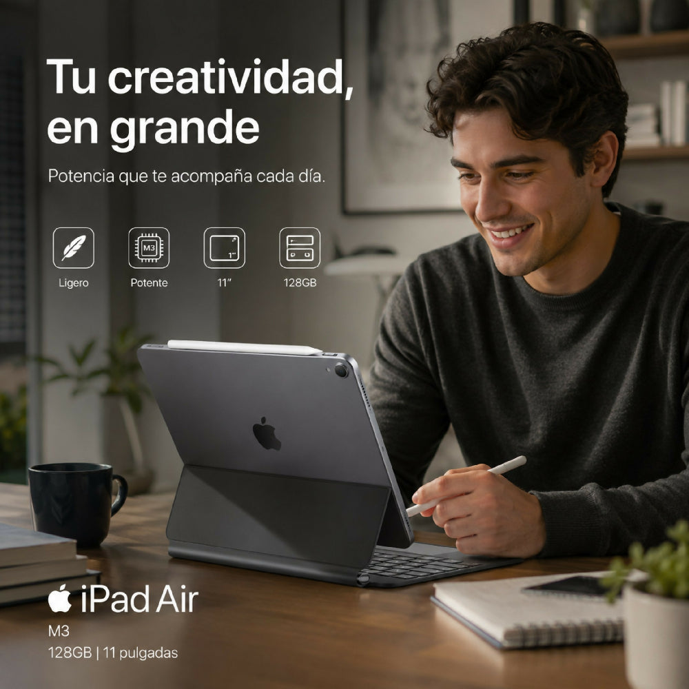 Tablet Apple IPad Air 11'' M3 128gb Diseño UltraDelgado Gris