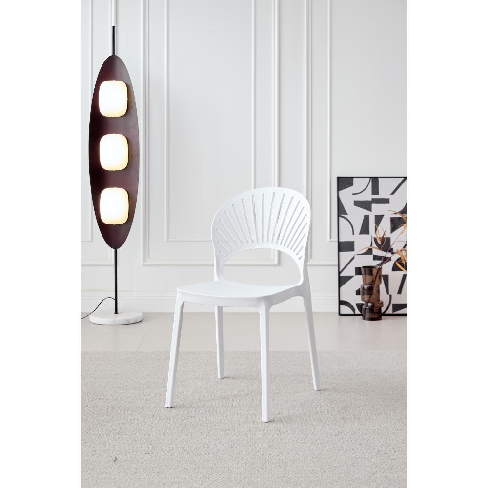 Silla Paraiso, Color Blanco, Con espaldar y Diseño moderno X2