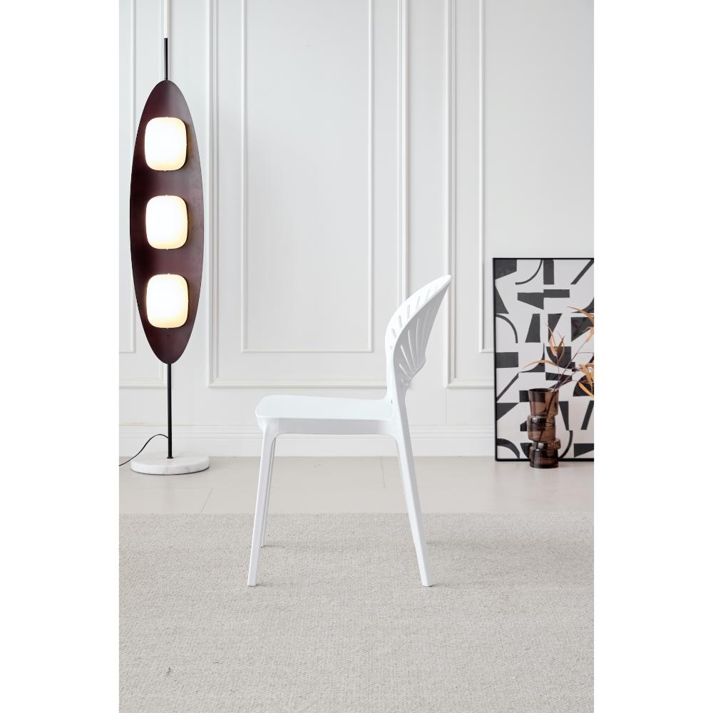 Silla Paraiso, Color Blanco, Con espaldar y Diseño moderno X2