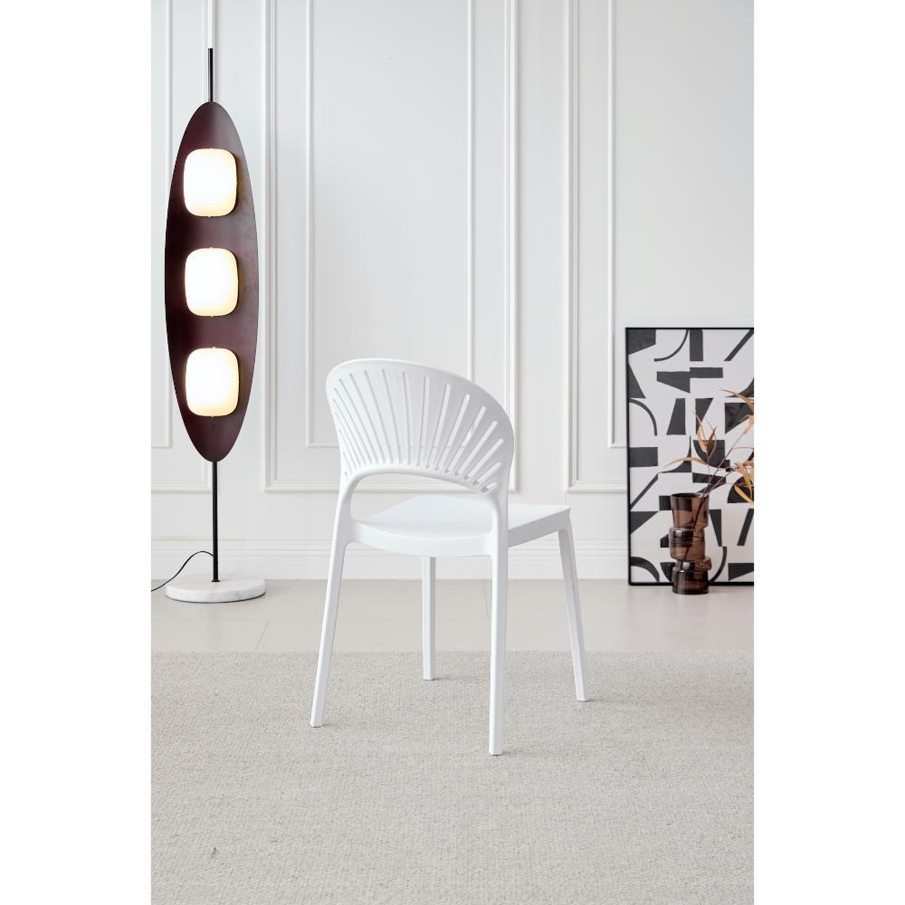 Silla Paraiso, Color Blanco, Con espaldar y Diseño moderno X2