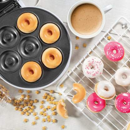 Máquina Para Hacer Donas Eléctrica Antiadherente Hace 7 Donas