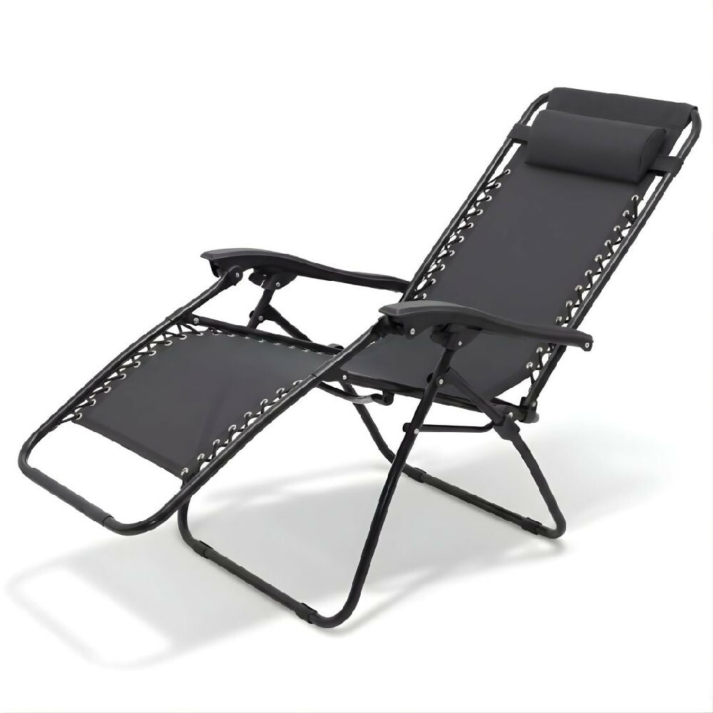 Silla Inclinable De Gravedad Cero Plegable Para Exterior Jardín