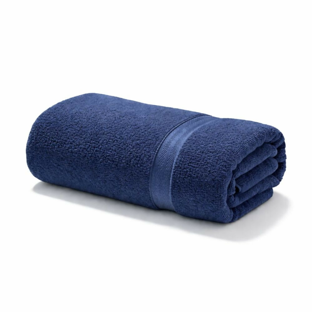 Toalla cuerpo 100% algodon azul oscuro 400gr