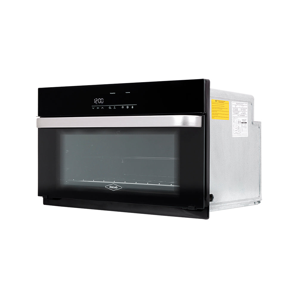 Horno compacto Haceb 60-37 eléctrico digital a 120V, Negro