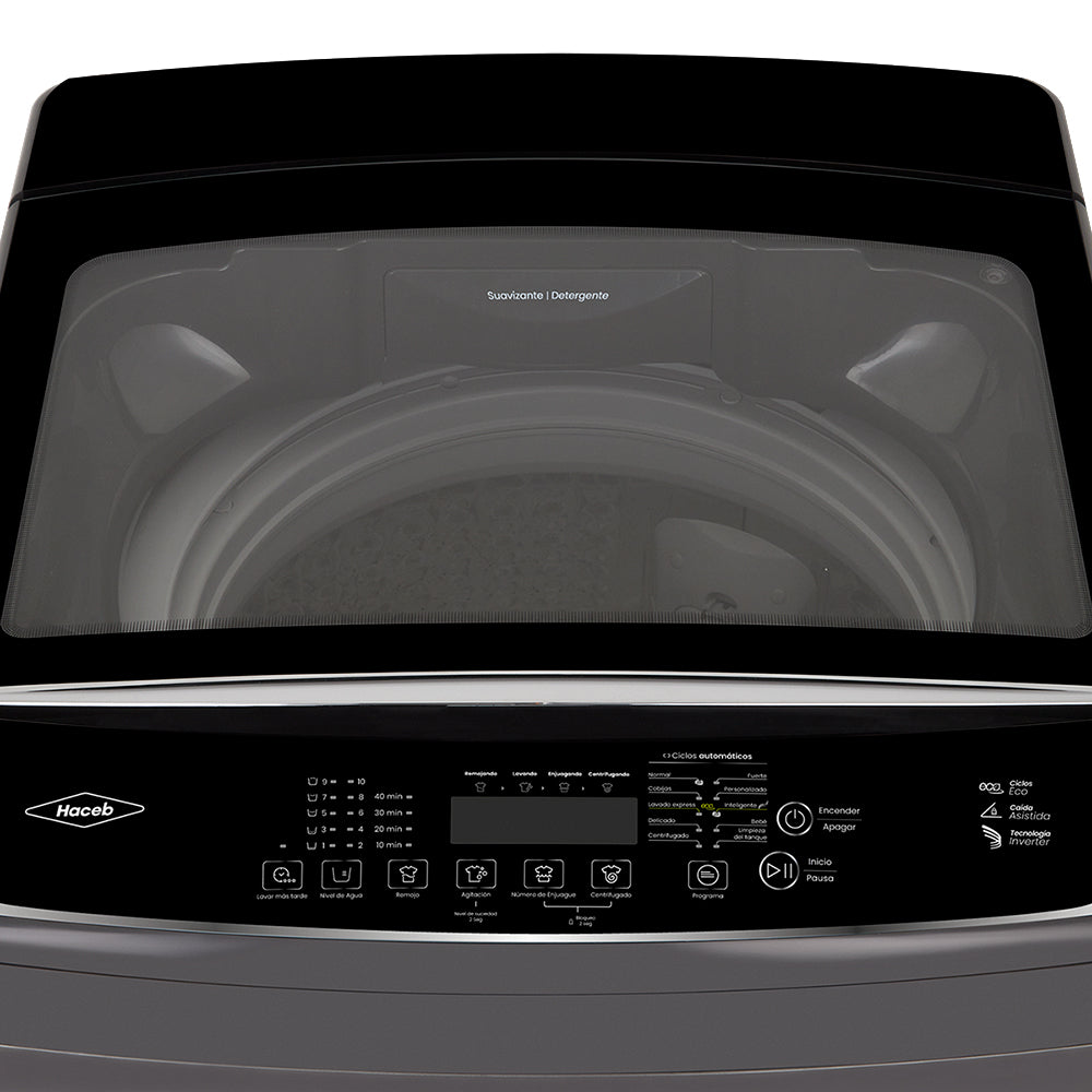 Lavadora Haceb Carga Superior 22 kg Panel Digital
