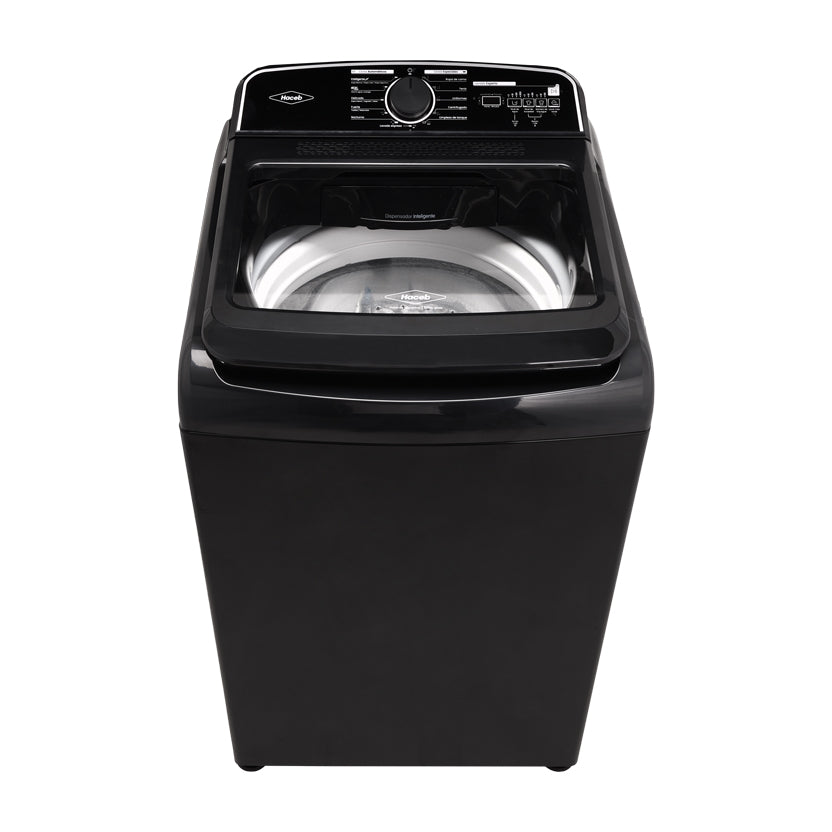 Lavadora Haceb Carga Superior 18 Kg Con Perilla, Negra