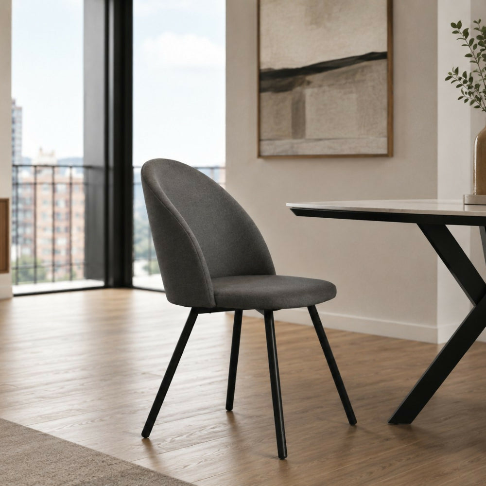 Silla de Comedor Gris Warsha