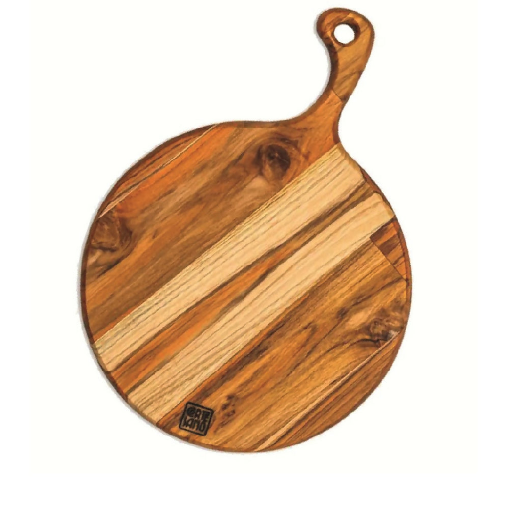 Tabla para cocina Redonda Niza en madera Teca