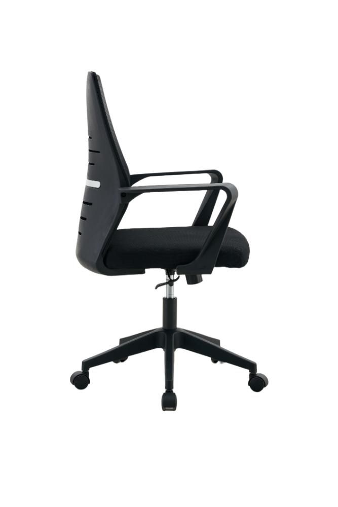 Silla de Escritorio Vertex, Negro, ergonómica con reposabrazos
