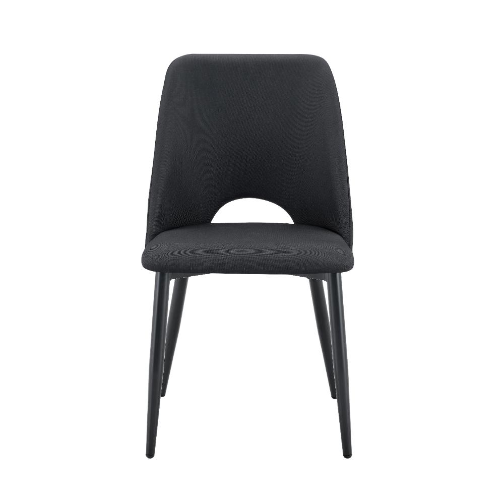 Silla Urban, Color Negro, Con espaldar y diseño Moderno X4