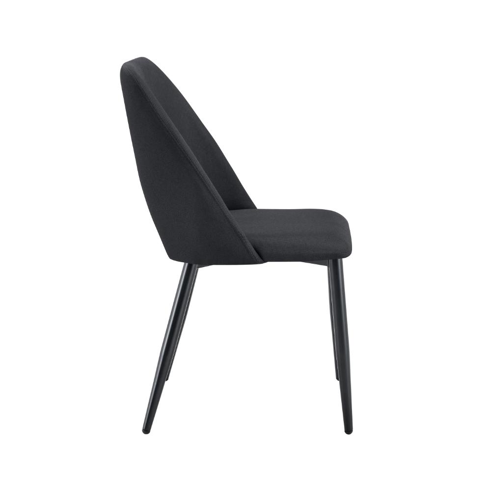 Silla Urban, Color Negro, Con espaldar y diseño Moderno X4