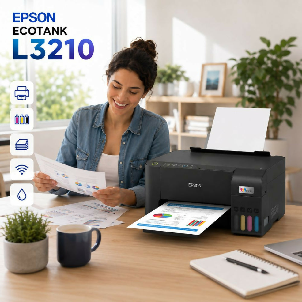 Impresora Epson L3210 EcoTank Con Sistema De Tintas Original