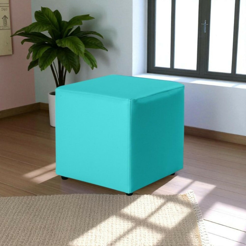 Puff Decorativo 40x40 Turqueza A