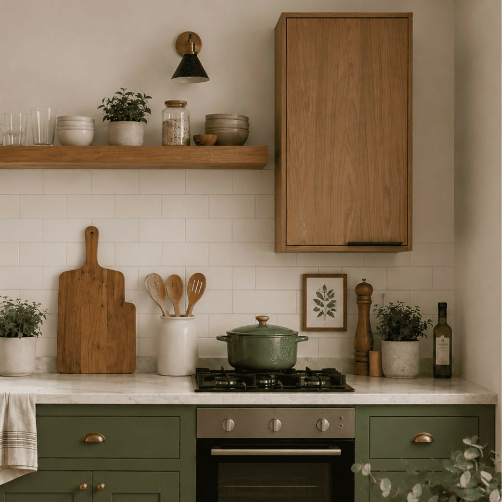 Mueble Aéreo de Cocina Java - Natural