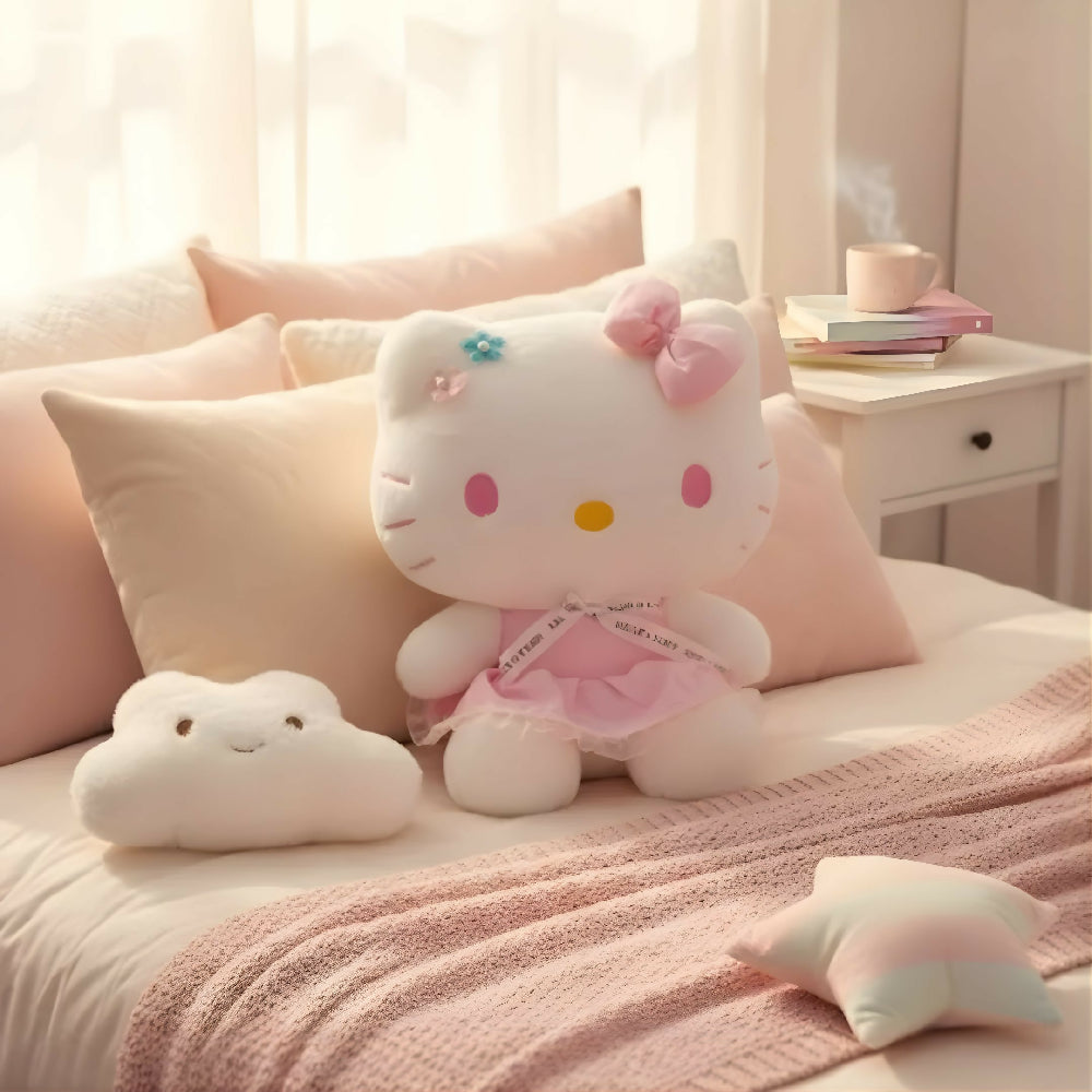 Peluche Manta Hello Kitty De Lujo 40Cm Suave Ideal Para Regalo