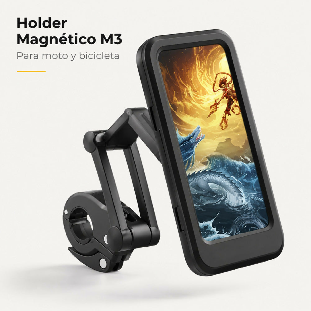 Soporte Holder M3 Para Celular Moto Y Bicicleta Con Rotación 360°