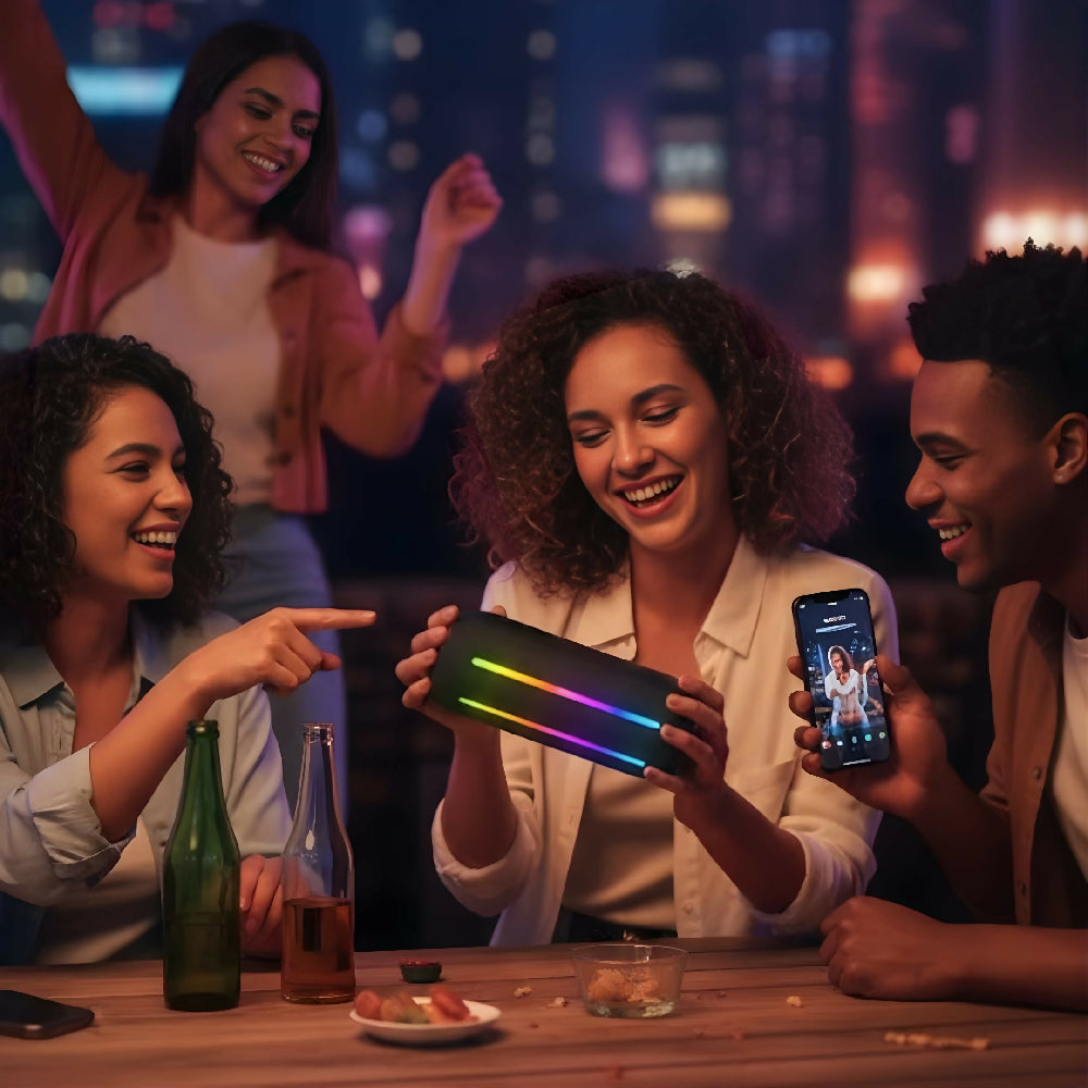 Parlante Bluetooth Movisun Flag Batería De Larga Duración