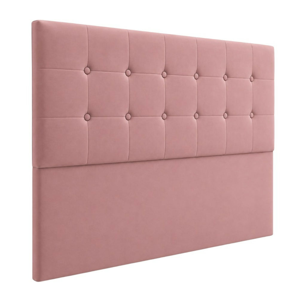 Cabecero Sencillo 100x60+55 Cuadros Grandes Rosa Tela