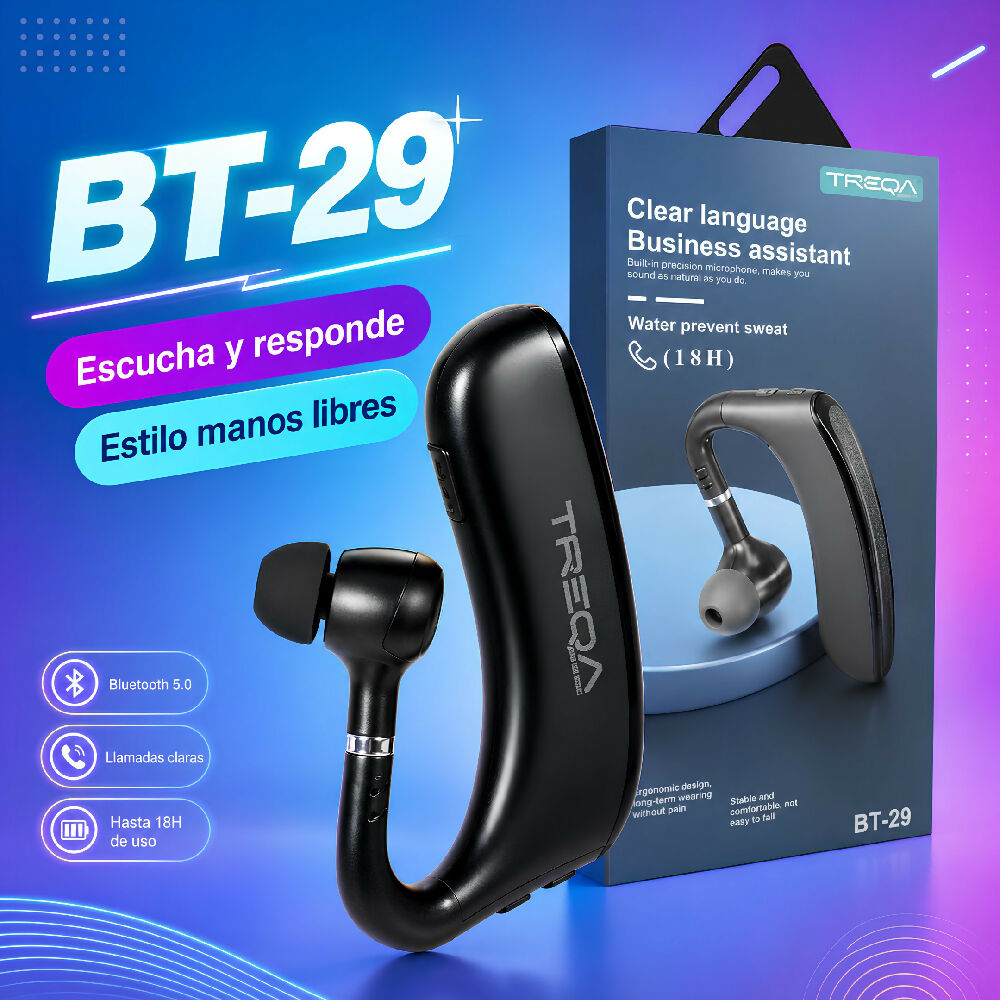 Audífonos Inalámbricos Manos Libres Bt-29 Con Conexión Bluetooth Estable
