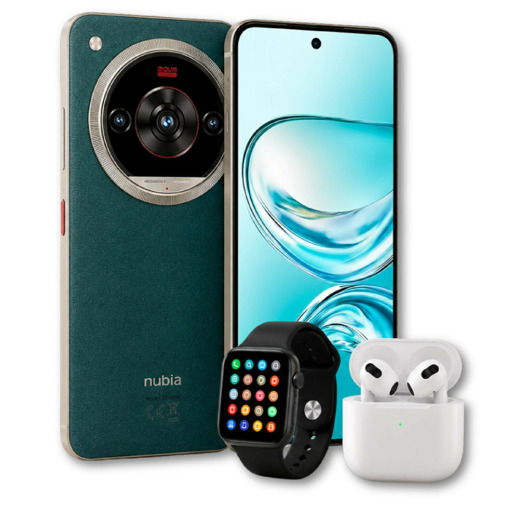 Teléfono Nubia Focus 2 Ultra 5G 256gb Verde + Kit Regalo Reloj Y Audífonos