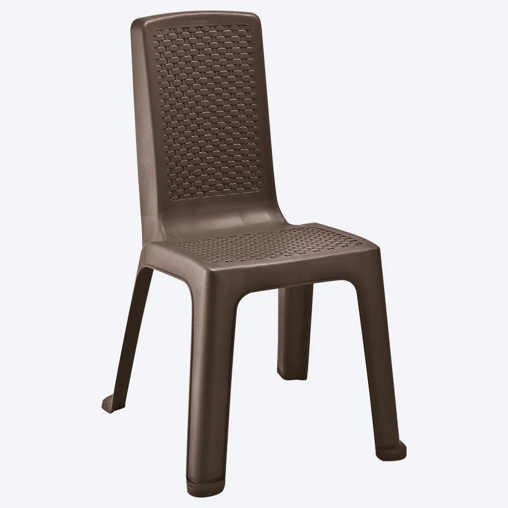 Combo Comedor Eterna (1 Mesa + 4 Sillas sin Brazos) Wengue