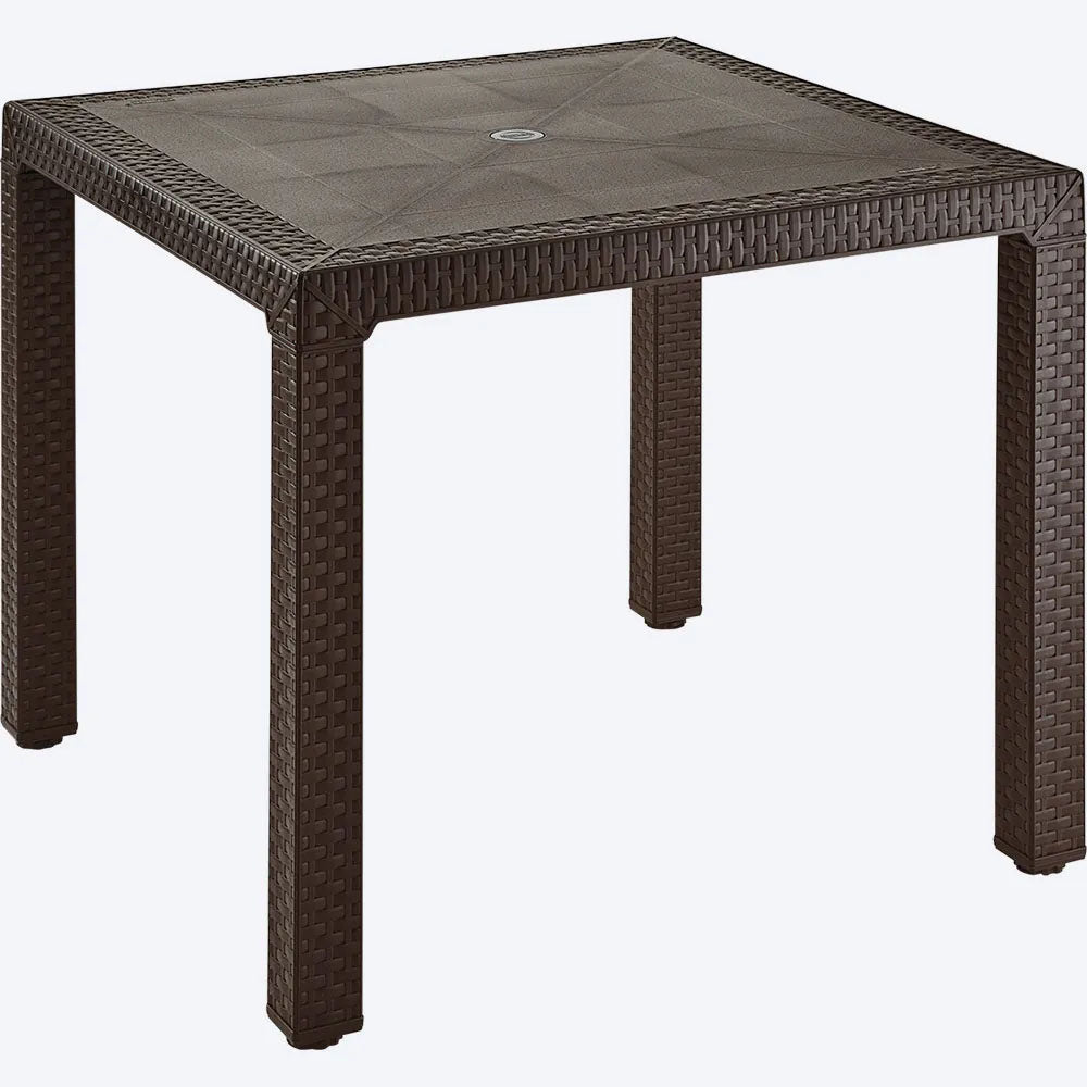 Combo Comedor Eterna (1 Mesa + 4 Sillas sin Brazos) Wengue