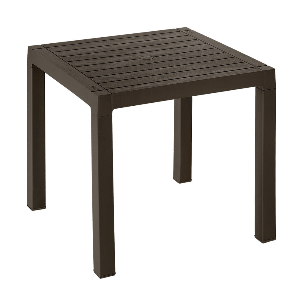 Combo Comedor Barú (1 Mesa + 4 Sillas con Brazos) Wengue