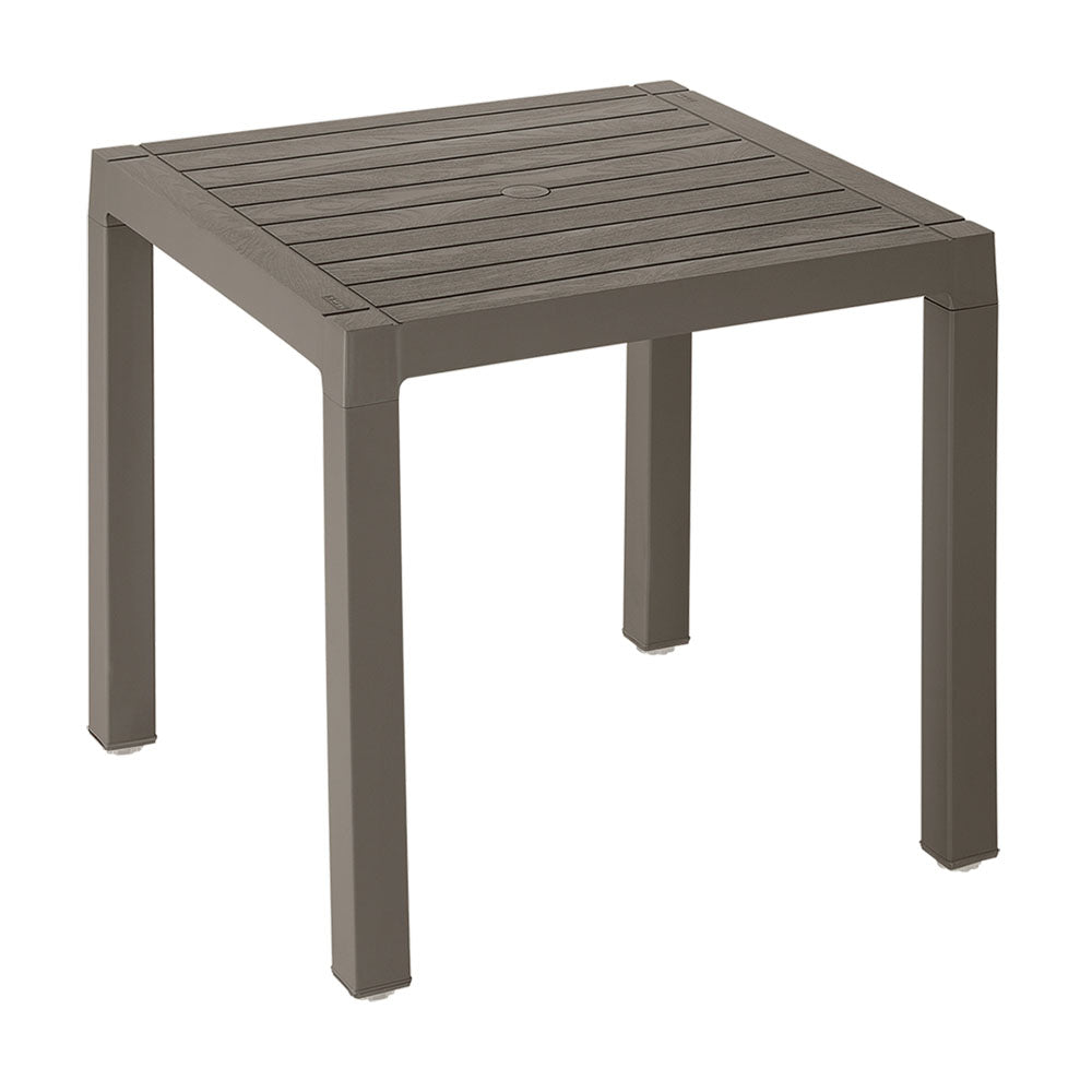 Combo Comedor Barú (1 Mesa + 4 Sillas con Brazos) Mocca