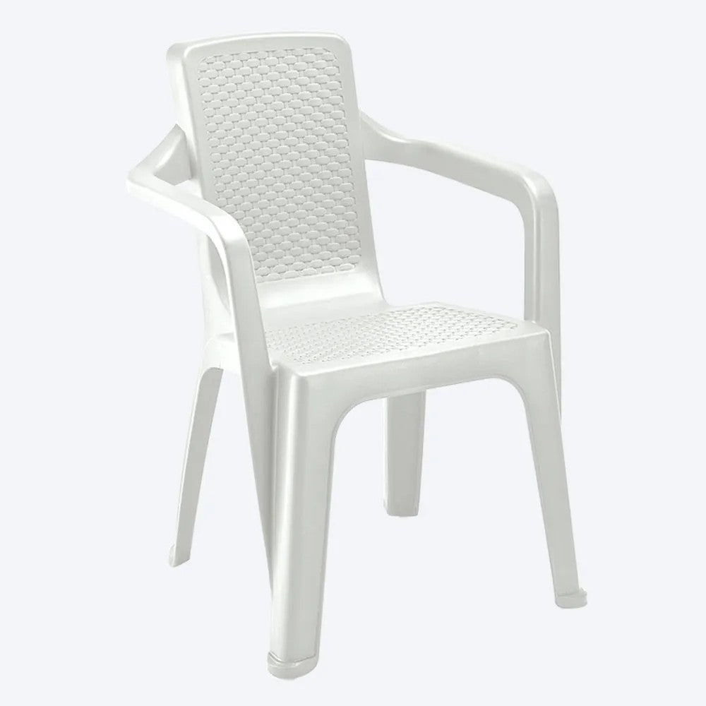 Silla Eterna con Brazos Pack x 6 und Blanco Arena